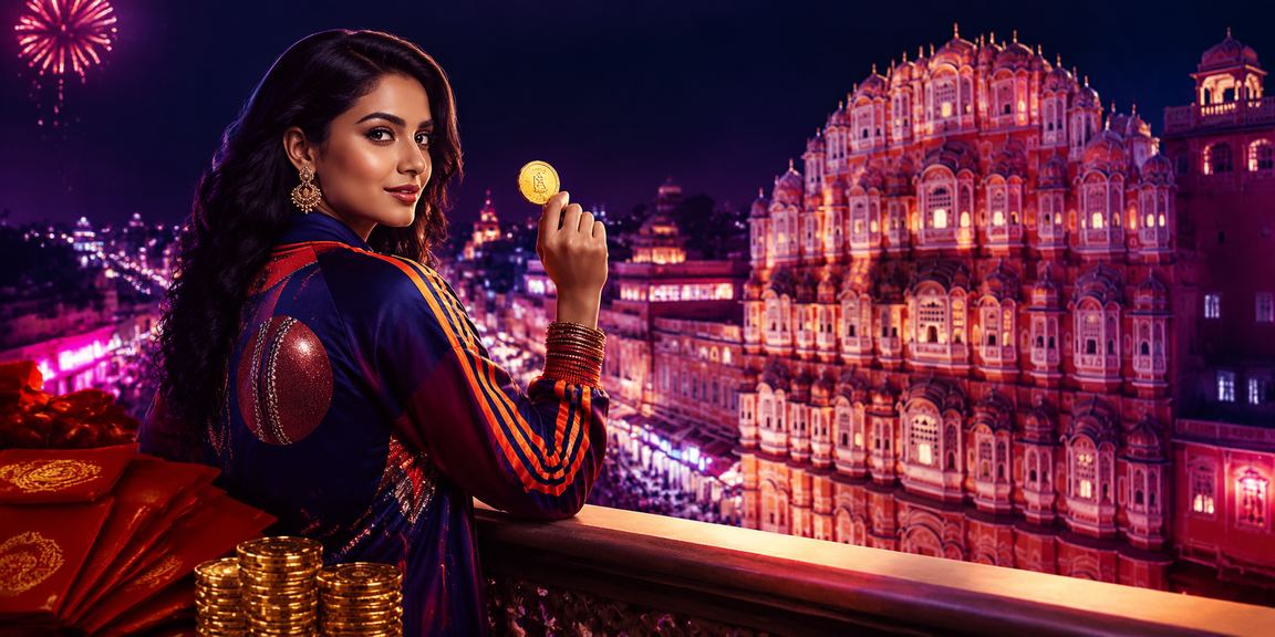 Jaipur Hawa Mahal with cricket betting Bollywood style